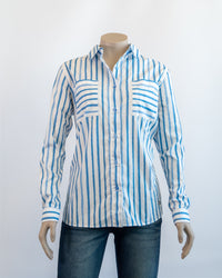 COTTON PKT STRIPE SHIRT