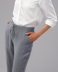 LINEN WIDE LEG PANT